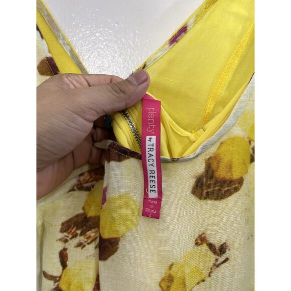 Whimsical Beach Dopamine Cottagecore Linen Blend Dress 4 Y2K Indie Sleaze Resort - Picture 11 of 16